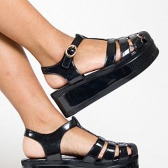 Platform Jelly sandals - Picture 5 of 10